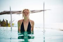 lady swimming